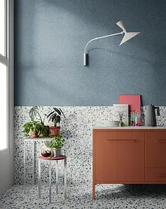 Background tile, Color sky blue, Glazed porcelain stoneware, 60x120 cm, Finish matte