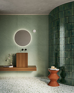 Background tile, Color green, Glazed porcelain stoneware, 60x120 cm, Finish matte