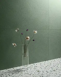 Background tile, Color green, Glazed porcelain stoneware, 60x120 cm, Finish matte