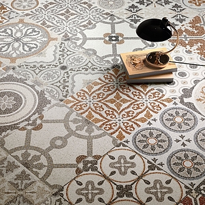 Carrelage grès cérame Newdeco fabrication de Ceramica Sant&prime;Agostino, Style patchwork, Effet terrazzo