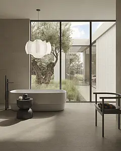 Mosaic effect tiles, Effect concrete, Color brown, Glazed porcelain stoneware, 60x120 cm, Finish antislip