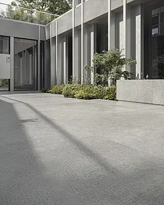 Mosaic effect tiles, Effect concrete, Color grey, Glazed porcelain stoneware, 60x120 cm, Finish antislip