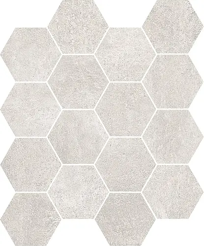 Ceramica Sant&prime;Agostino, Oxidart, CSAHOXSI26_HexagonOxidartSilver