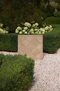 Bakgrundskakel, Textur trä, Färg brun, Glaserad granitkeramik, 90x90 cm, Yta halksäker