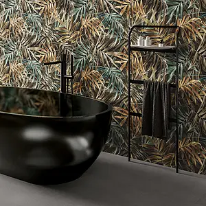 Carrelage, Effet béton, Teinte multicolore, Grès cérame émaillé, 60x120 cm, Surface antidérapante