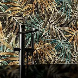 Carrelage, Effet béton, Teinte multicolore, Grès cérame émaillé, 60x120 cm, Surface antidérapante