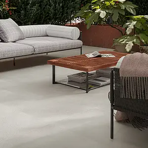 Basistegels, Effect betonlook, Kleur grijze, Ongeglazuurd porseleinen steengoed, 60x120 cm, Oppervlak antislip