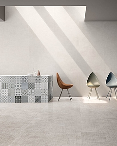 Set Porcelain Tiles produced by Ceramica Sant&prime;Agostino, Fabric, concrete effect