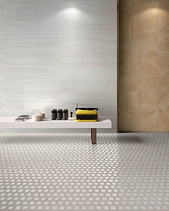 Set Porcelain Tiles produced by Ceramica Sant&prime;Agostino, Wood, concrete effect