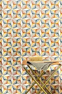 Background tile, Color multicolor, Ceramics, 25x75 cm, Finish matte