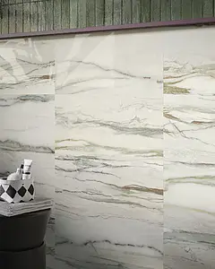 Grundflise, Effekt other marbles, Farve grå, Glaseret porcelænsstentøj, 30x60 cm, Overflade poleret