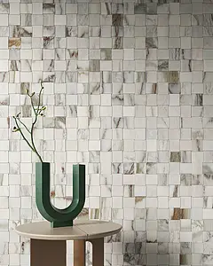 Mosaic tile, Effect other marbles, Color grey, Glazed porcelain stoneware, 30x30 cm, Finish matte