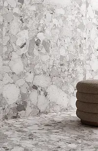 Piastrella di fondo, Effetto pietra,altri tipi di pietre, Colore grigio, Gres porcellanato smaltato, 60x120 cm, Superficie antiscivolo