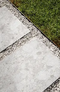 Grundflise, Effekt sten,other stones, Farve grå, Uglaseret porcelænsstentøj, 60x120 cm, Overflade skridsikker
