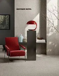 Grundflise, Effekt andre sten, Farve grå, Glaseret porcelænsstentøj, 60x120 cm, Overflade skridsikker