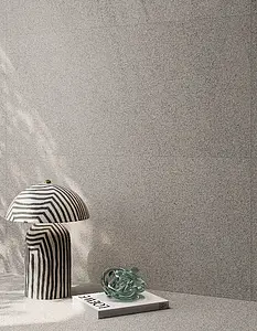 Grundflise, Effekt andre sten, Farve grå, Glaseret porcelænsstentøj, 60x120 cm, Overflade skridsikker