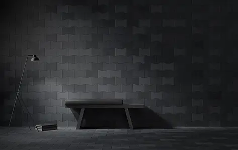 Фоновая плитка, Цвет серый,чёрный, Стиль дизайнерский, Глазурованный керамогранит, 16.8x23.3 см, Поверхность противоскользящая