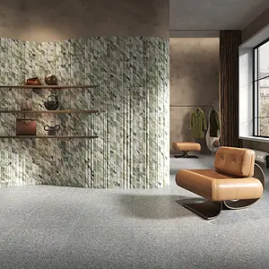 Background tile, Effect stone,other stones, Color grey, Unglazed porcelain stoneware, 60x120 cm, Finish antislip