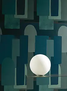 Bakgrunnsflis, Farge flerfarget, Glasert porselenssteintøy, 60x120 cm, Overflate matt