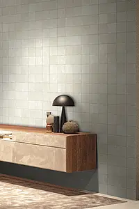 Background tile, Color beige, Ceramics, 12.5x12.5 cm, Finish glossy