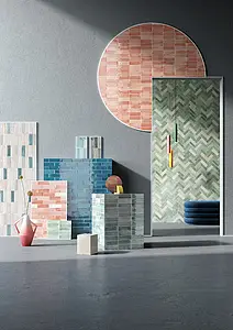 Background tile, Ceramics, 5.2x16 cm, Surface Finish glossy