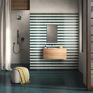 Background tile, Color beige, Glazed porcelain stoneware, 5x15 cm, Finish 3D