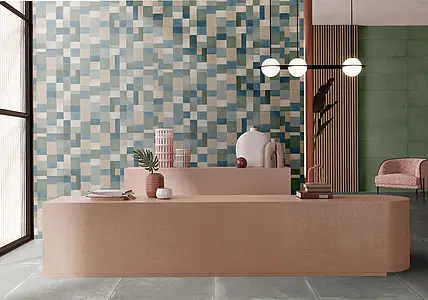 Background tile, Color multicolor, Ceramics, 33.3x100 cm, Finish matte