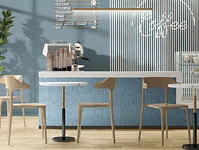 Background tile, Color multicolor, Ceramics, 33.3x100 cm, Finish 3D