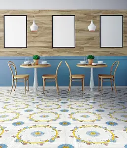 Background tile, Color multicolor, Style handmade, Glazed porcelain stoneware, 34x34 cm, Finish glossy