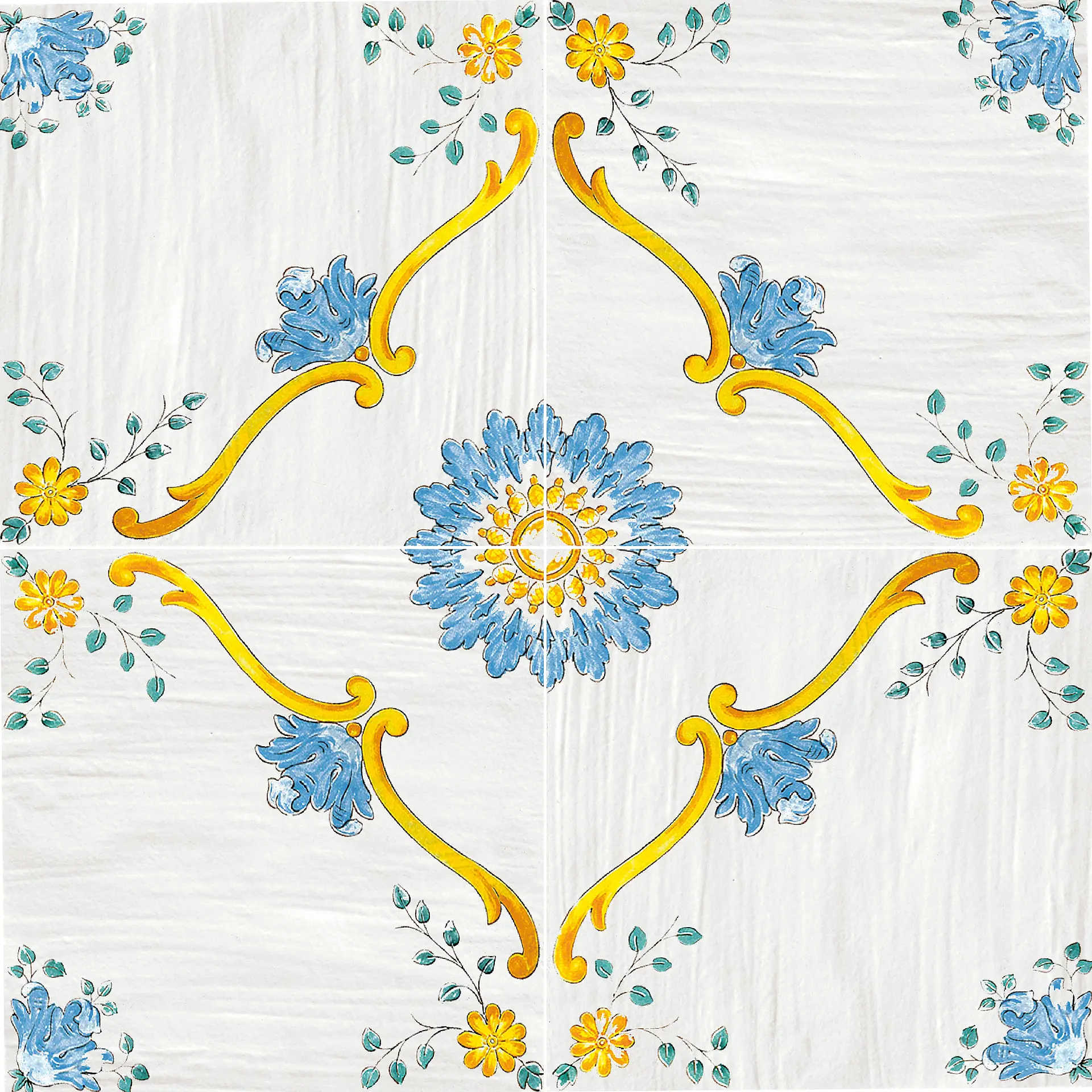 S3295P_CottoMediterraneoDecoroNeranoLuc Savoia Italia Ceramica Cotto Mediterraneo