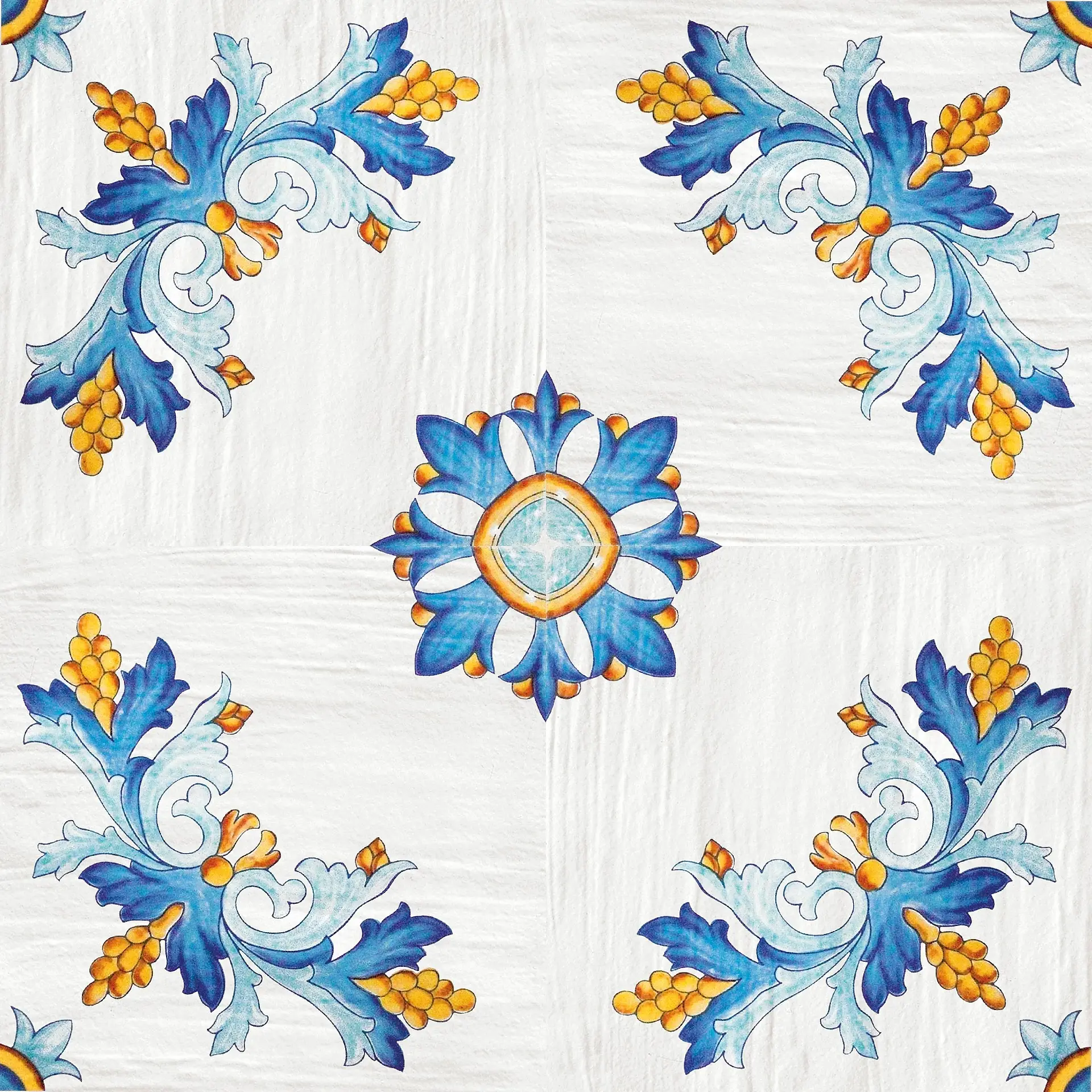 S4291_CottoMediterraneoDecoroIschitellaLuc Savoia Italia Ceramica Cotto Mediterraneo