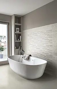 Mosaic effect tiles, Effect concrete, Color beige, Ceramics, 20x50 cm, Finish matte