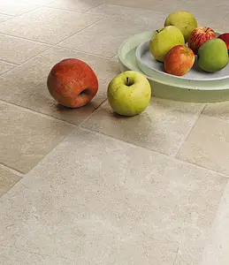 Background tile, Effect limestone, Color beige, Glazed porcelain stoneware, 30x60 cm, Finish matte