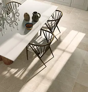 Background tile, Effect limestone, Color beige, Glazed porcelain stoneware, 30x60 cm, Finish matte