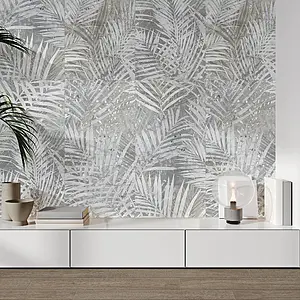 Bakgrunnsflis, Farge grå,flerfarget, Glasert porselenssteintøy, 60x120 cm, Overflate matt