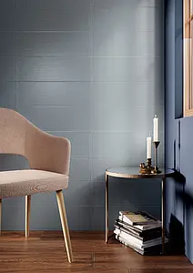 Background tile, Color navy blue, Ceramics, 20x60 cm, Finish matte