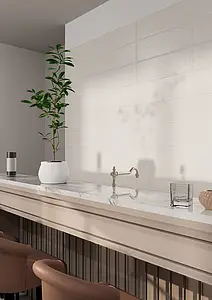 Background tile, Color beige, Ceramics, 20x60 cm, Finish matte