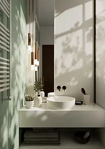 Background tile, Color beige, Ceramics, 20x60 cm, Finish matte