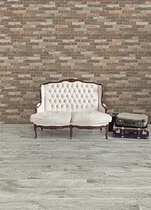 Bakgrundskakel, Textur trä, Färg grå, Glaserad granitkeramik, 20x120 cm, Yta matt