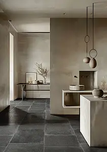 Background tile, Effect other stones, Color grey,black, Unglazed porcelain stoneware, 60x60 cm, Finish matte