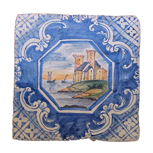 Carrelage à motifs bâtiments et architecture Maioliche Repro