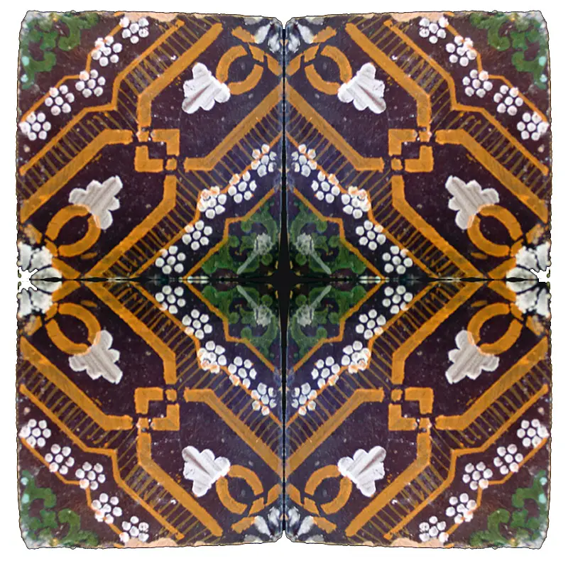 PiastrelleMaiolicheRepro_071/C Scianna Maioliche Repro