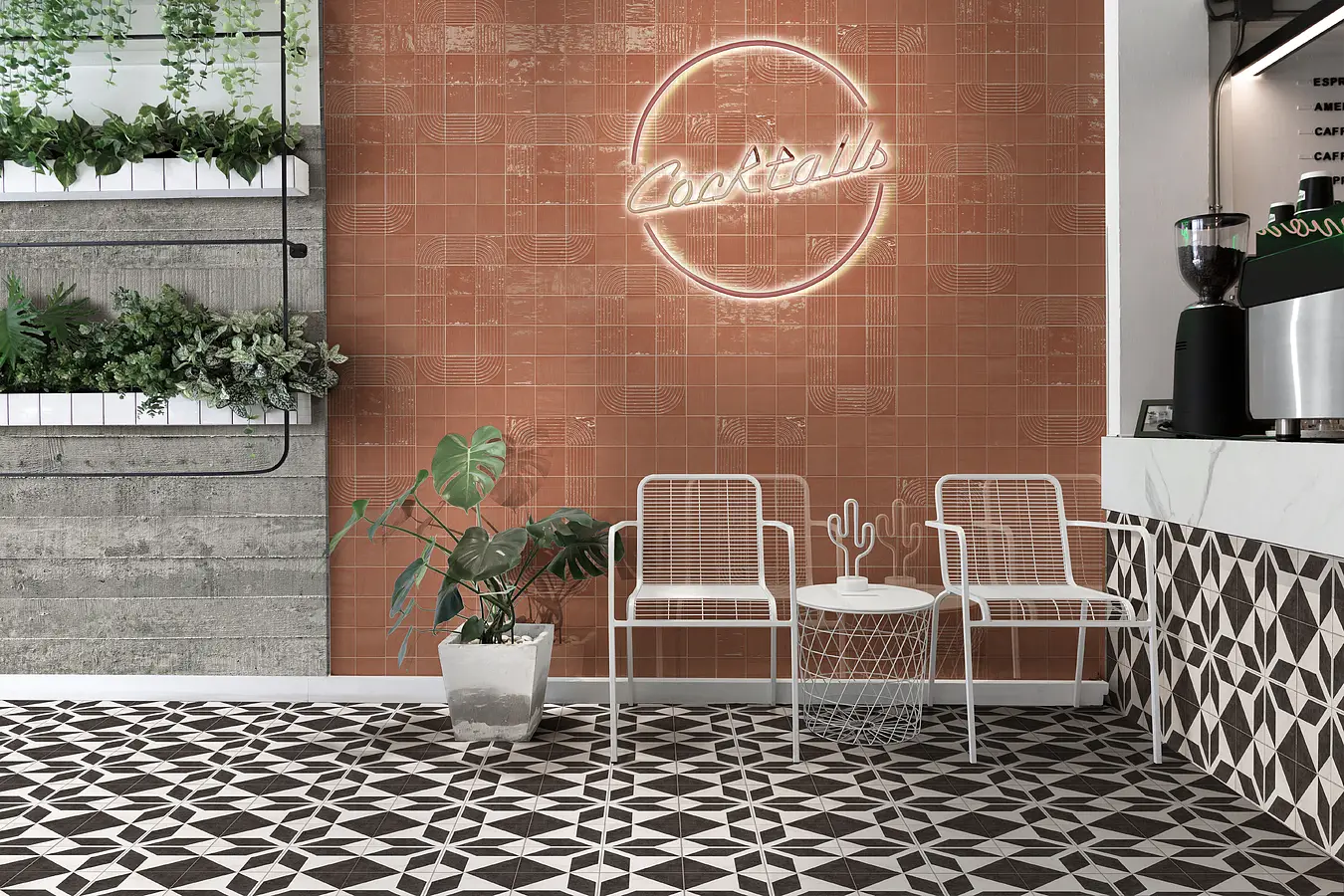 Bakgrundskakel, Textur enfärgad, Färg röd, Kakel, 12.5x12.5 cm, Yta blank