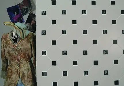 Background tile, Effect unicolor, Color grey, Glazed porcelain stoneware, 15x15 cm, Finish antislip
