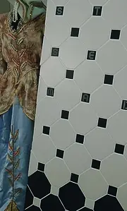 Azulejo de fundo, Efeito unicolor, Cor cinzento, Grés porcelânico vidrado, 15x15 cm, Superfície antiderrapante