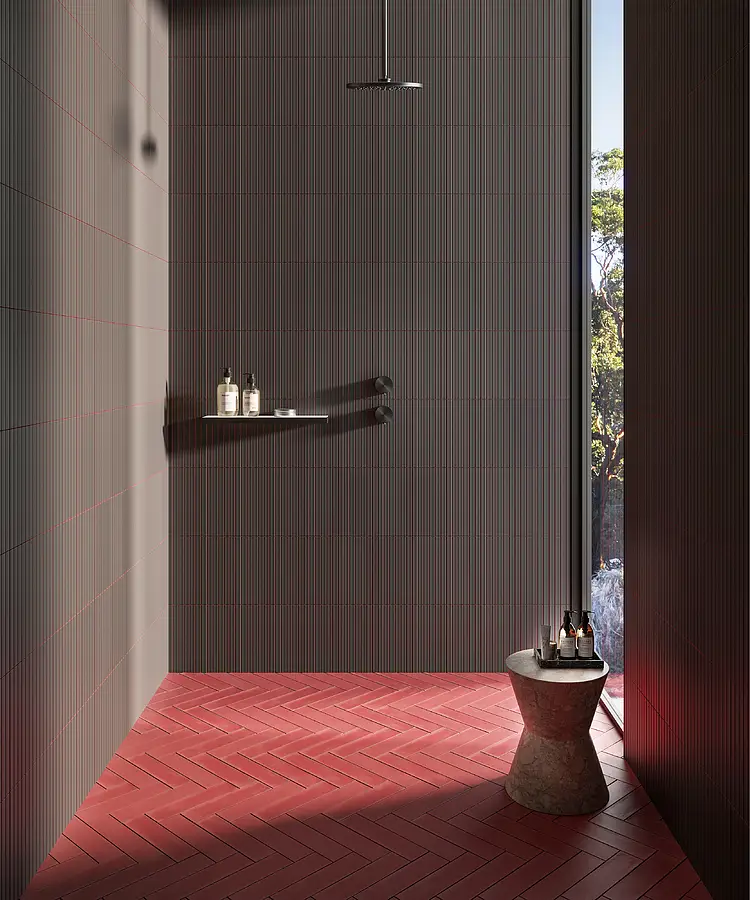 Mosaic effect tiles, Effect unicolor, Color black, Glazed porcelain stoneware, 12.5x25 cm, Finish matte