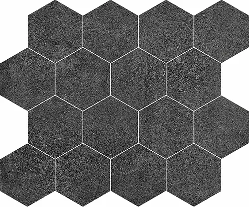 Serenissima Ceramiche, Materica, 1076735_M.EsagonaNero