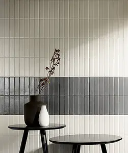 Mosaikeffektfliser, Effekt ensfarvet, Farve beige, Stil designer, Keramik, 7.5x30 cm, Overflade mat
