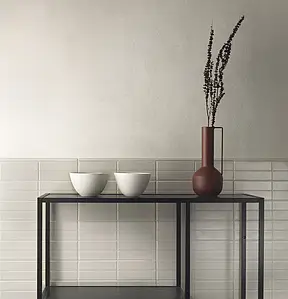 Mosaikeffektfliser, Effekt ensfarvet, Farve grå, Stil designer, Keramik, 7.5x30 cm, Overflade mat