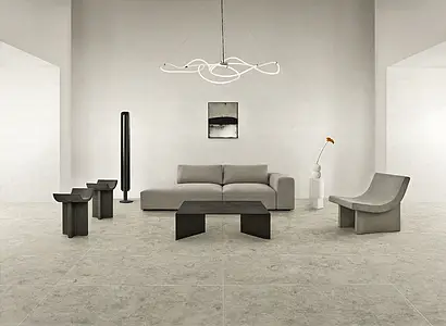 Background tile, Effect other stones, Color grey, Glazed porcelain stoneware, 60x120 cm, Finish antislip